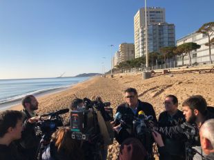 ERC reclama l'Estat que no demori les ajudes per les destrosses del Gloria a la Costa Brava