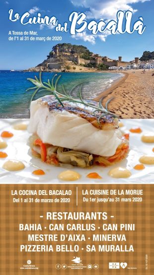 La 9ena campanya de 'La Cuina del Bacallà' de Tossa comptarà amb 7 restaurants
