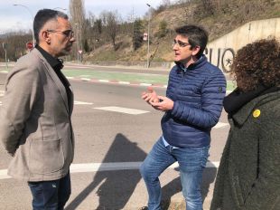 ERC Ripoll reclama un accés de vianants soterrat al pas a nivell del tren al Passeig Regull