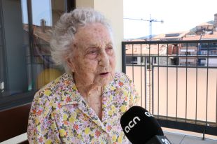 San Francisco (EUA) ret homenatge a Maria Branyas, la persona més gran del món