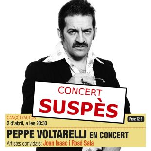 Suspès el concert de Peppe Voltarelli a La Planeta pel Coronavirus