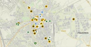 Figueres elabora un mapa interactiu de comerços i establiments amb servei a domicili pel confinament