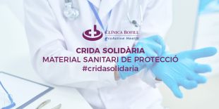 La Clínica Bofill de Girona fa una crida demanant material sanitari
