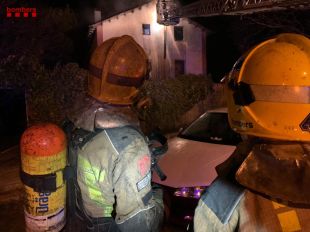 S'incendia una casa aïllada a Puigcerdà de matinada