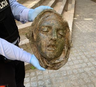El Museu d'Història de Girona estudiarà les restes de l'escultura trobada al riu Onyar