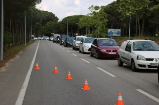 Es multipliquen per 16 els vehicles que es desplaçen a Platja d'Aro des de l'entrada a la fase 1