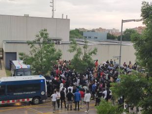 Els Mossos investiguen els aldarulls en la manifestació antiracista de Salt i Girona