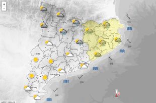 Les fortes pluges es reactivaran aquesta tarda a la província de Girona
