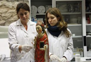 La Diputació i el Museu d'Art de Girona restauren vuit escultures romàniques i gòtiques mil·lenàries 