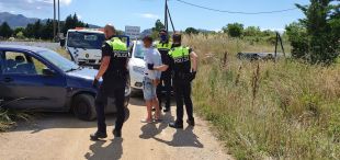 Detingut a Roses un conductor carregat de droga que s'ha saltat un control de la Policia Local