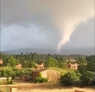 Enregistren un tornado a la Bisbal d'Empordà
