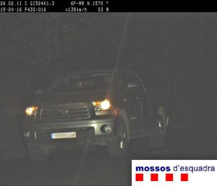 Enxampen a Olot un conductor que circulava a 138 km/h per una carretera limitada a 50
