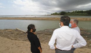 El Govern portarà a la fiscalia les obres del Ministeri a la desembocadura de la Tordera