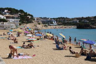 Prohibit el bany a la Cala Fosca de Palamós per la mala qualitat de l'aigua