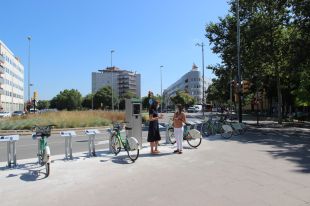 Girona activa la nova estació de la Girocleta a Santa Eugènia i estudia un carril bici fins al pont de Fontajau 