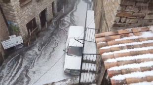 Situació de perill màxim al Ripollès per temps violent amb possibilitat de calamarsa, esclafits o tornados