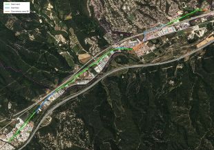 Territori impulsa una via ciclista entre Sant Celoni i Riells i Viabrea