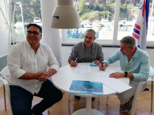 Acord entre el Grup de Natura Sterna i els clubs nàutics de Platja d'Aro i Sant Feliu per protegir la Posidònia oceànica