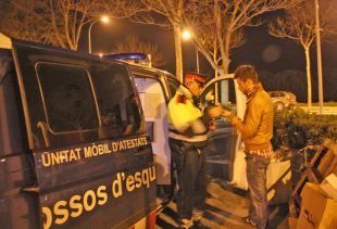 De les 534 proves d'alcoholèmia practicades durant el Carnestoltes en van donar positiu 53