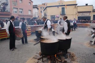 El Ranxo de Vidreres: 2.700 litres de sopa a base de carn, mongetes, arròs, cigrons i verdures