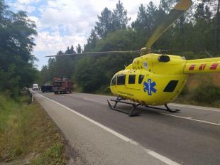 Mor un mortorista de 46 anys al topar contra un cotxe a la GI-681 a Llagostera