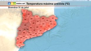 L'onada de calor deixarà màximes avui de fins a 37 graus a la província de Girona 