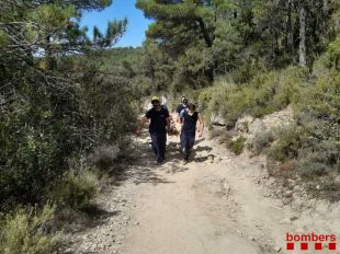 Rescaten una persona ferida al volcà Montsacopa d'Olot