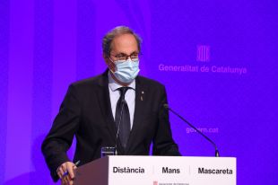 Torra anuncia noves mesures restrictives per a reduïr els contagis de coronavirus a Catalunya
