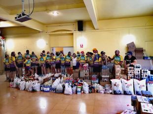 13 esportistes recorren 600 km a peu i recapten 10.000 quilos de menjar pel Banc dels Aliments