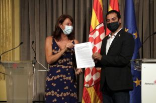 Madrenas fa un balanç positiu del pacte amb ERC a Girona, un any després