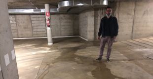 Guanyem Girona denuncia el deteriorament de l’aparcament municipal del Pallol