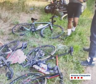 Denunciat un motorista begut que va increpar uns motoristes i topar contra ells a Santa Cristina d'Aro