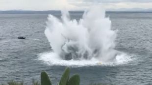L'explosió de la mina trobada al mar davant de Roses va equivaldre a un terratrèmol de magnitud 1.3