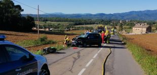 Mor un dels dos motoristes accidentats aquest matí a Vilademuls