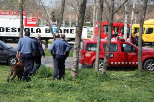 Batuda amb gossos al barri de Taialà de Girona per intentar localitzar la periodista Irene Rigall