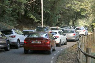 Els aparcaments del Montseny i la zona volcànica de la Garrotxa es tancaran al 75%