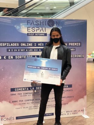 Ángel Adrián Gerlach, guanyador del concurs de models de la Setmana de la Moda de l’Espai Gironès