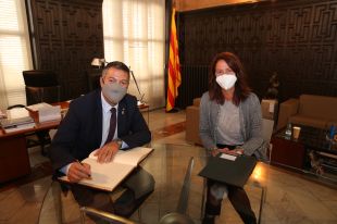 Madrenas trasllada a Sàmper la seva preocupació per l'increment de sensació d'inseguretat a Girona