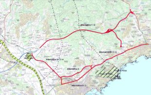 Lloret de Mar avala dues de les propostes de l'estudi informatiu per ampliar la C-32