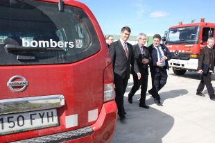 Saura destaca l'esforç pressupostari d'Interior en la inauguració del parc de Bombers de Cassà de la Selva