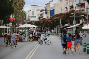 Platja d'Aro recupera els aparcaments que va suprimir a l'eix comercial a l'estiu per la pandèmia