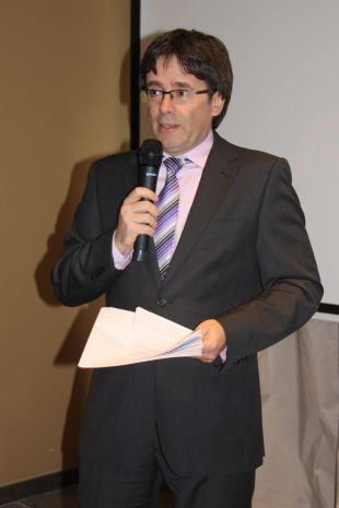 Carles Puigdemont (CiU): 'Mai és massa tard per un nou canvi. Girona, és temps de canvi'