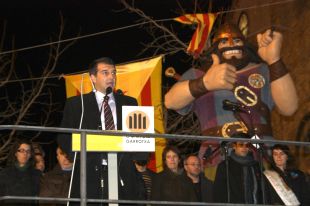 Laporta demana el 'sí' a la independència en un acte a Sant Esteve d'en Bas