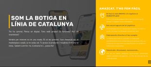 La plataforma gironina Amazcat acorda amb l'ABCcat potenciar la digitalització del comerç de proximitat català