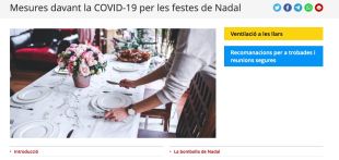 Protecció Civil activa un web per aclarir les ''pautes de comportament'' durant el Nadal