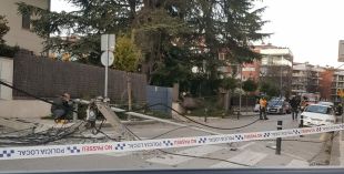 Els Bombers atenen 15 emergències relacionades amb el vent a les comarques gironines