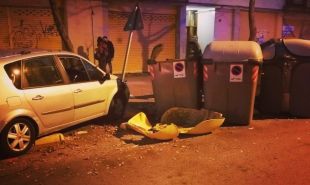 Detingut un home per saltar-se un control i provocar danys a vehicles i mobiliari urbà a Girona