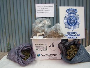 Dos detinguts amb més de cinc quilos de marihuana a la Jonquera