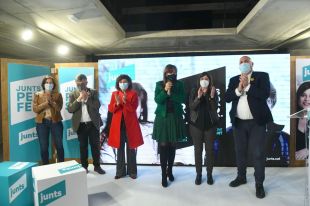 Geis (JxCat) reclama el vot útil pel seu partit en l'acte central a Figueres 
