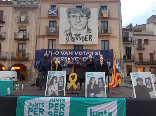 Geis (JxCat): ''La via àmplia és un carril amb un stop i un tripartit a la vista''